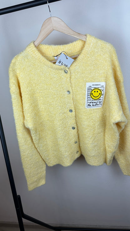 Boucle Cardigan Smiley