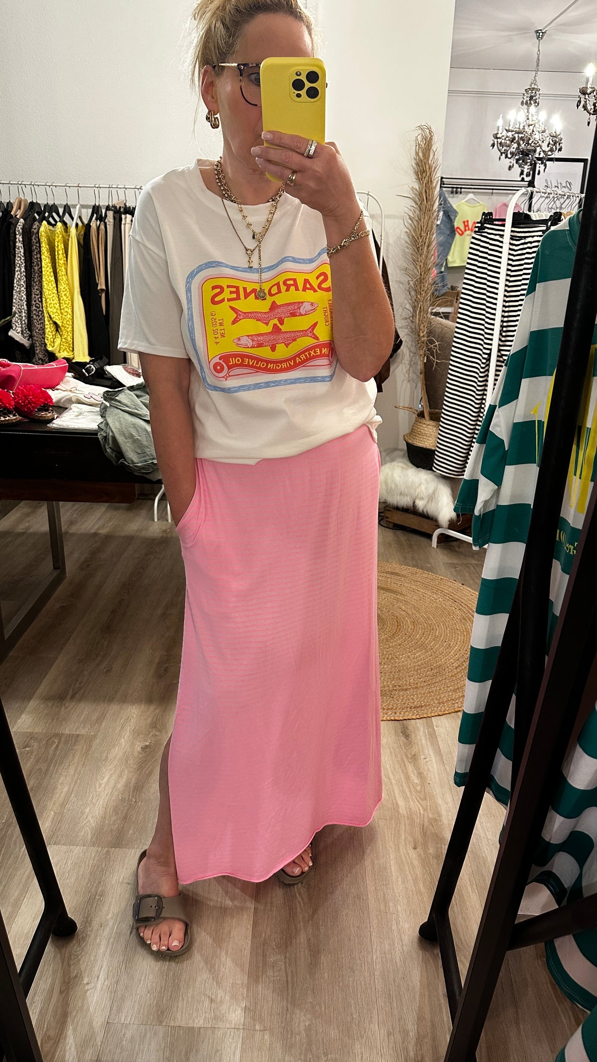 T-Shirt Rock geringelt