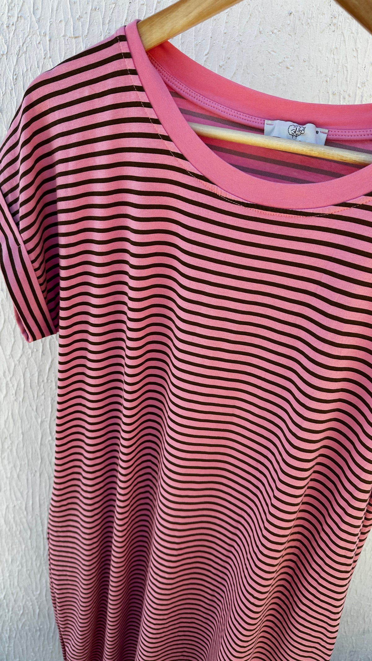T-Shirt Kleid geringelt