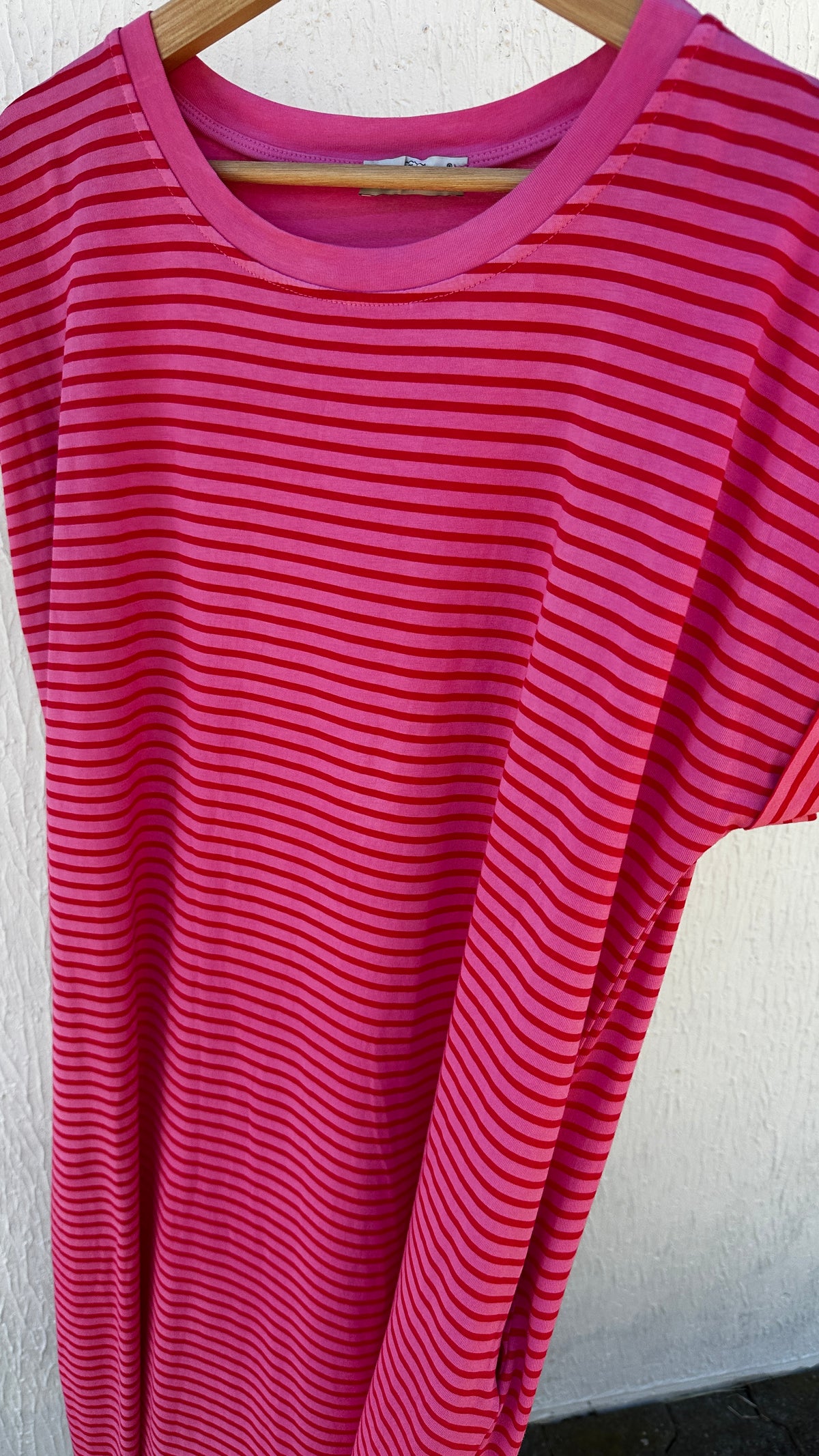 T-Shirt Kleid geringelt