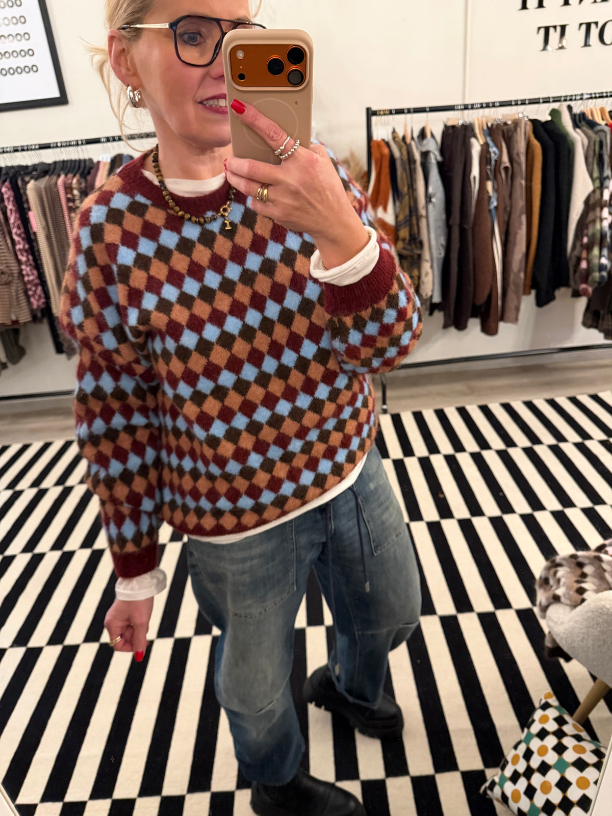 Harlekin Herbstpullover