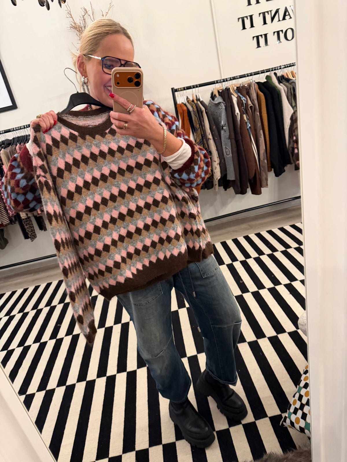 Harlekin Herbstpullover