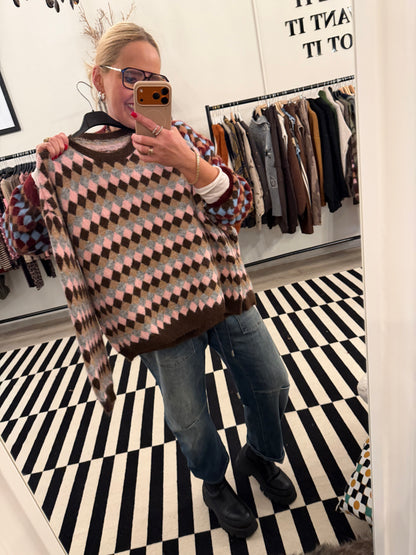 Harlekin Herbstpullover