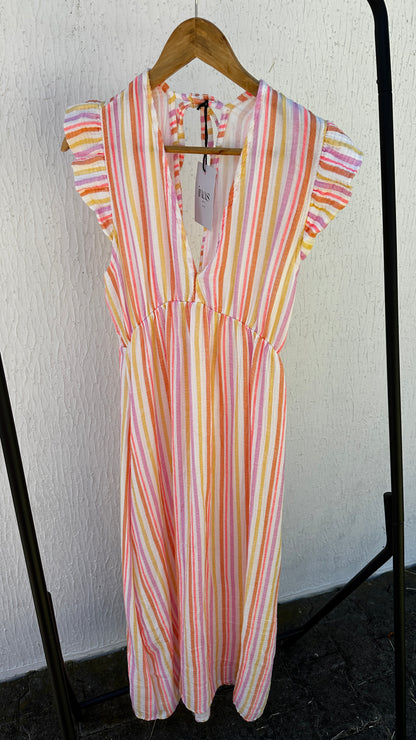 Musselin Sommerkleid Multicolor
