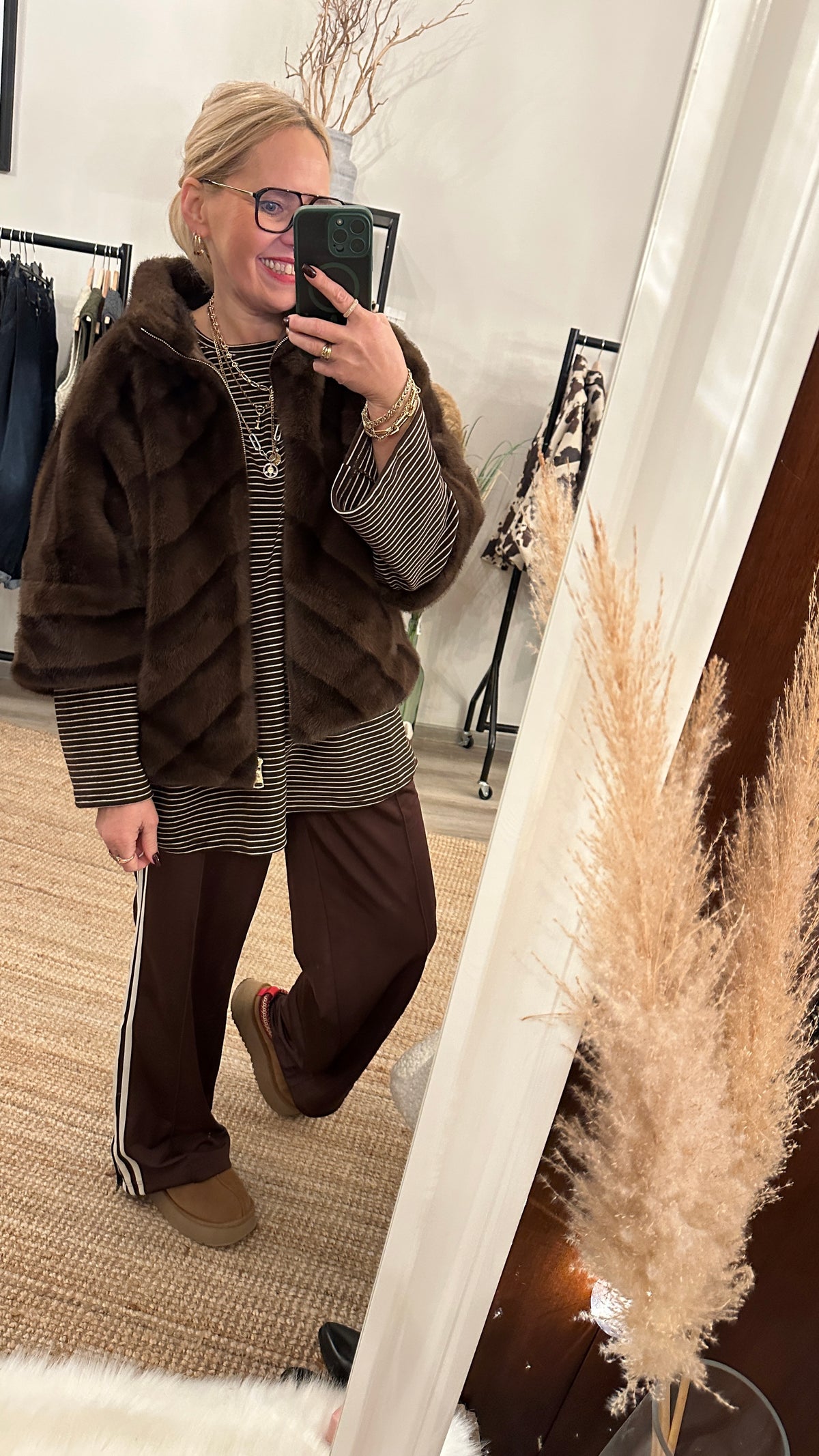 Fakefur Jacke  Maya