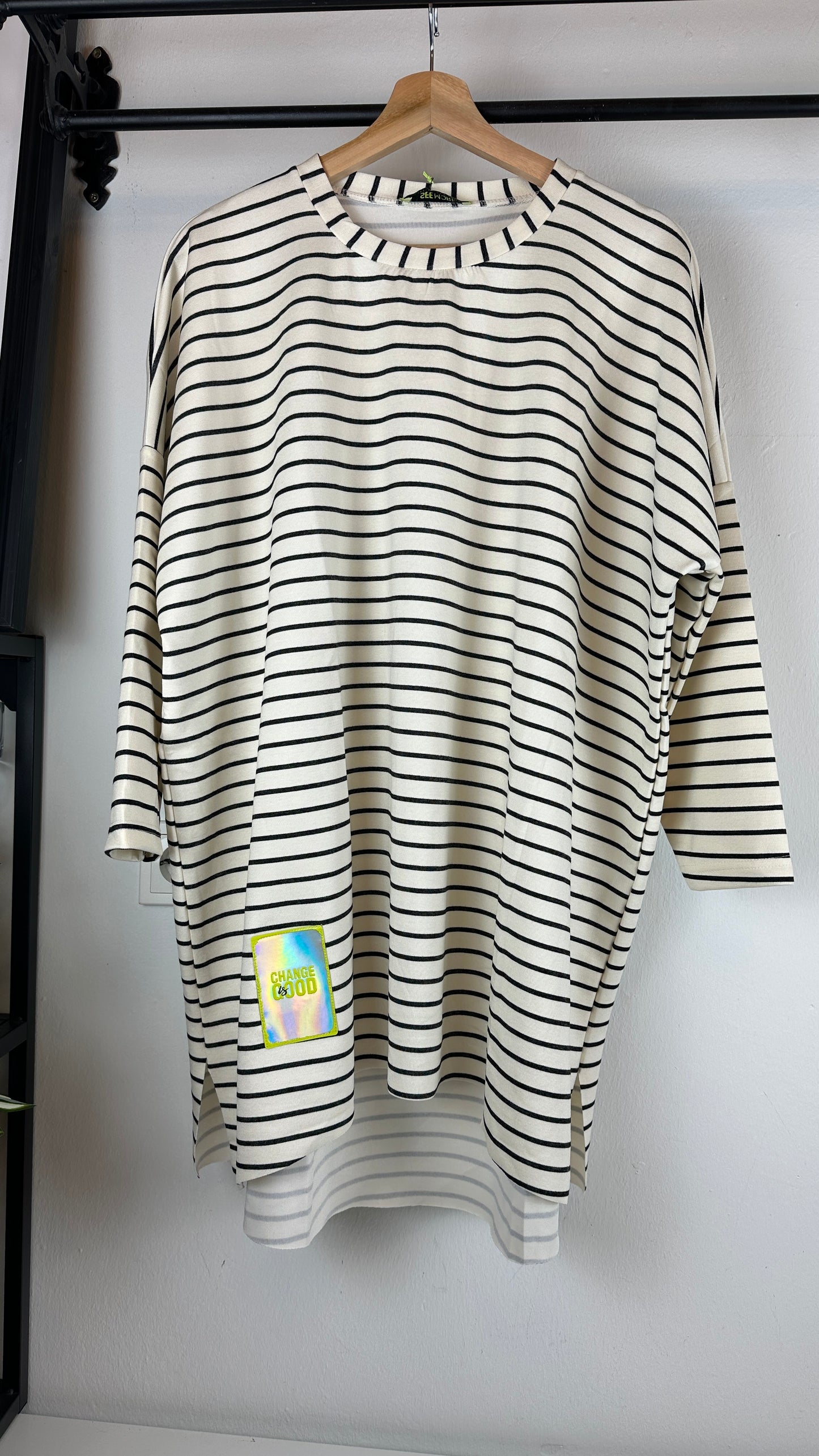 Bigsize Streifensweater