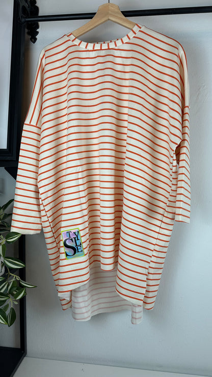 Bigsize Streifensweater