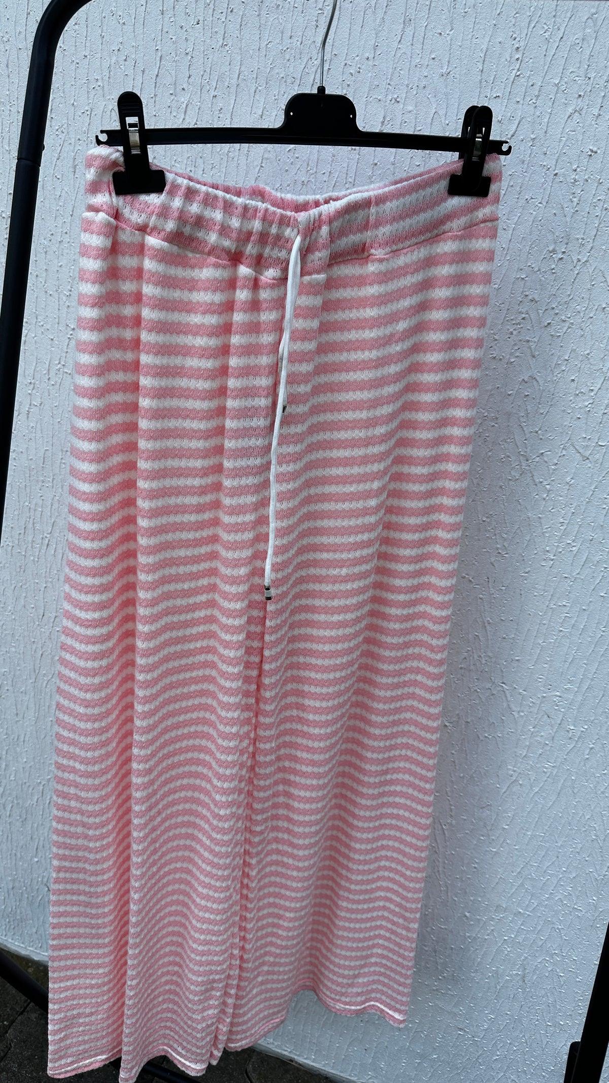 Sommerstrickhose geringelt