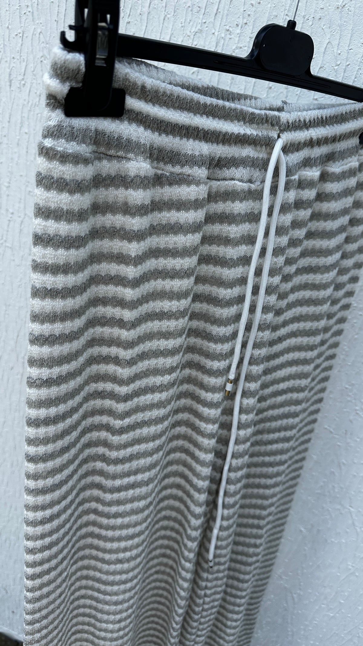 Sommerstrickhose geringelt