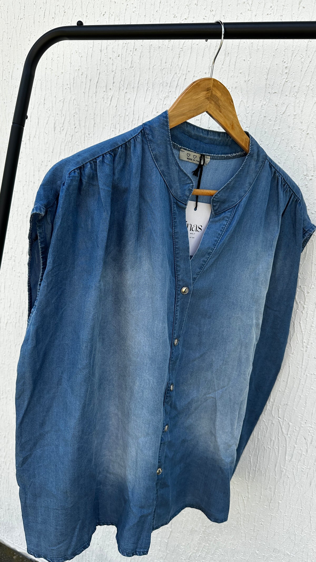 Jeansbluse Tine