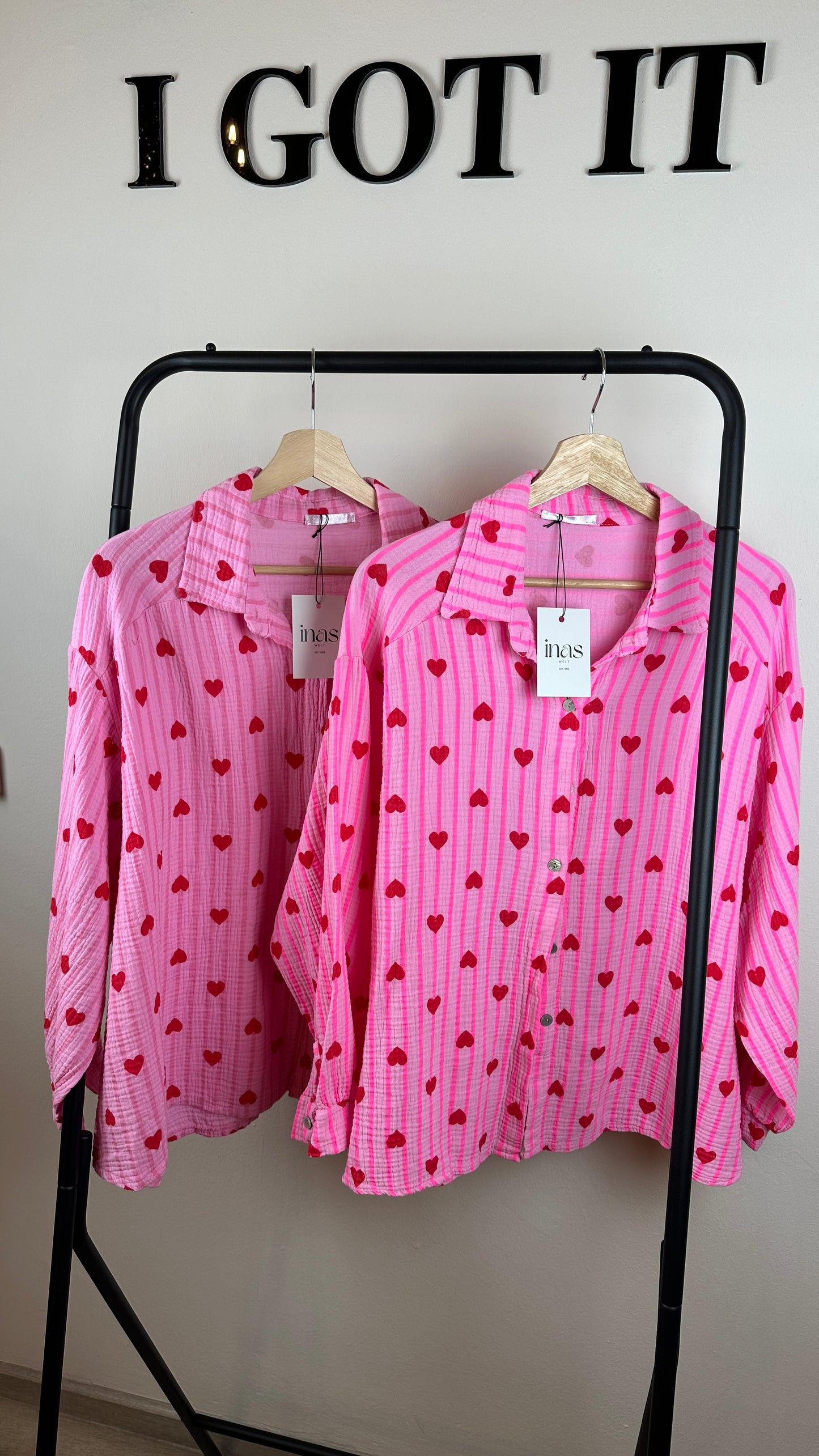Musselinbluse Herzi