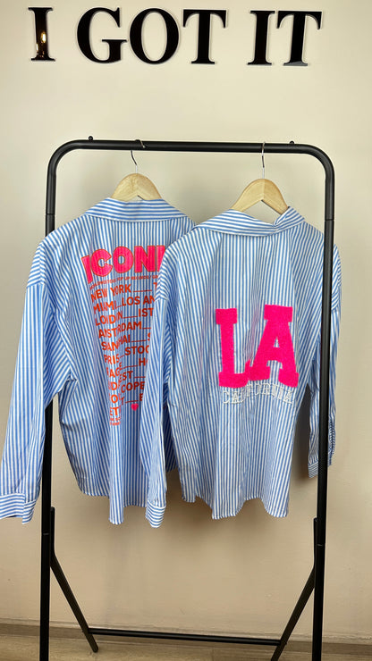 Streifenbluse LA  & ICONIC