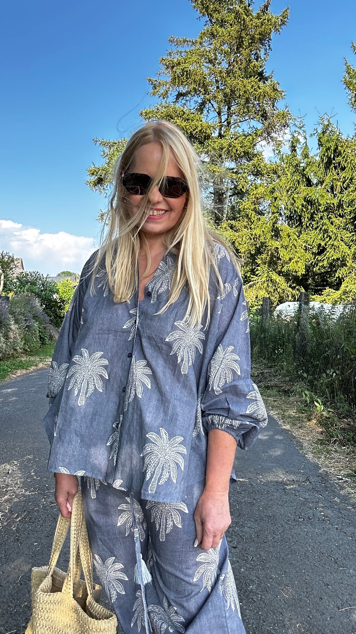 Zweiteiler Miami Jeansblau