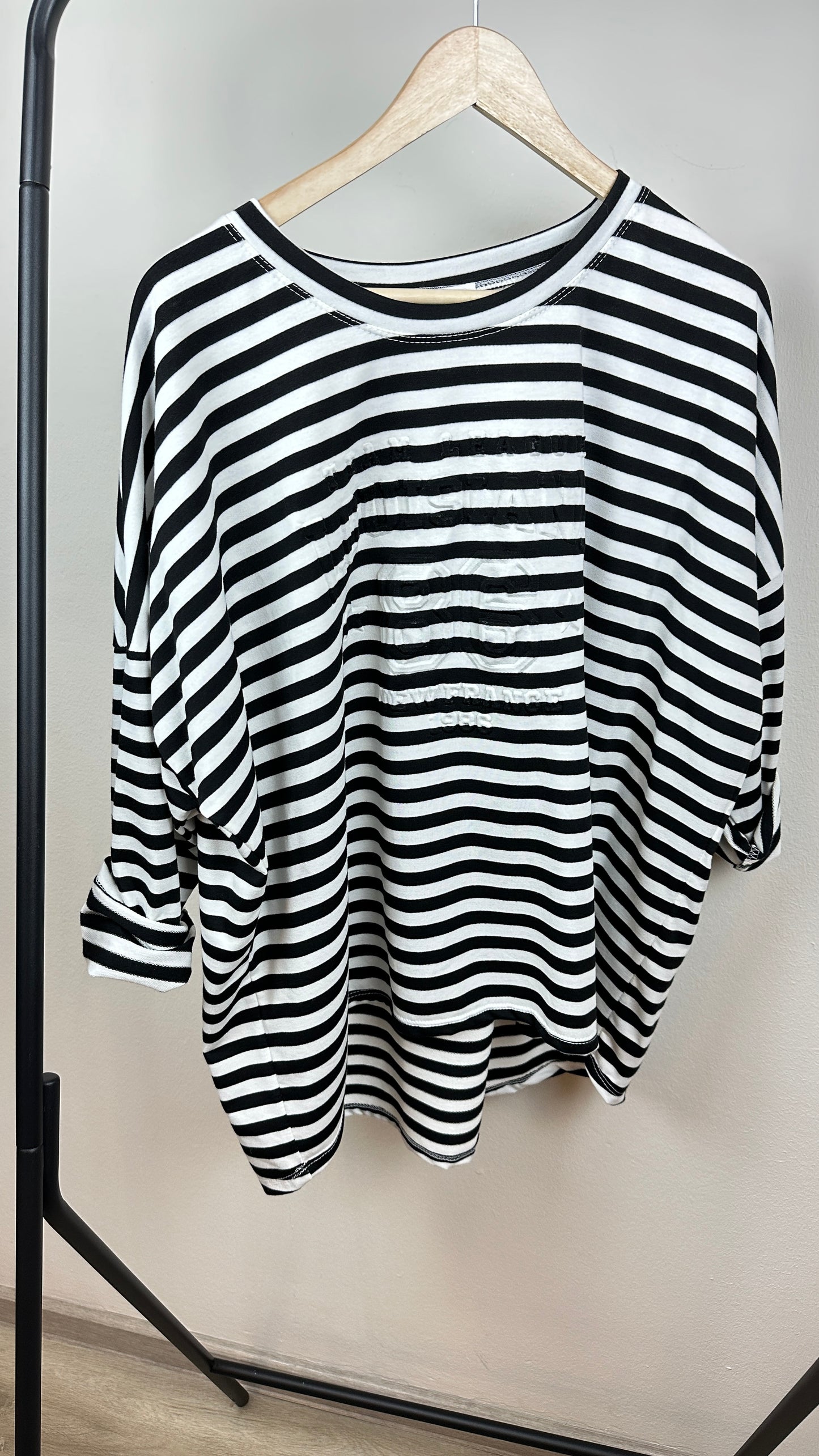 Oversize Streifenshirt
