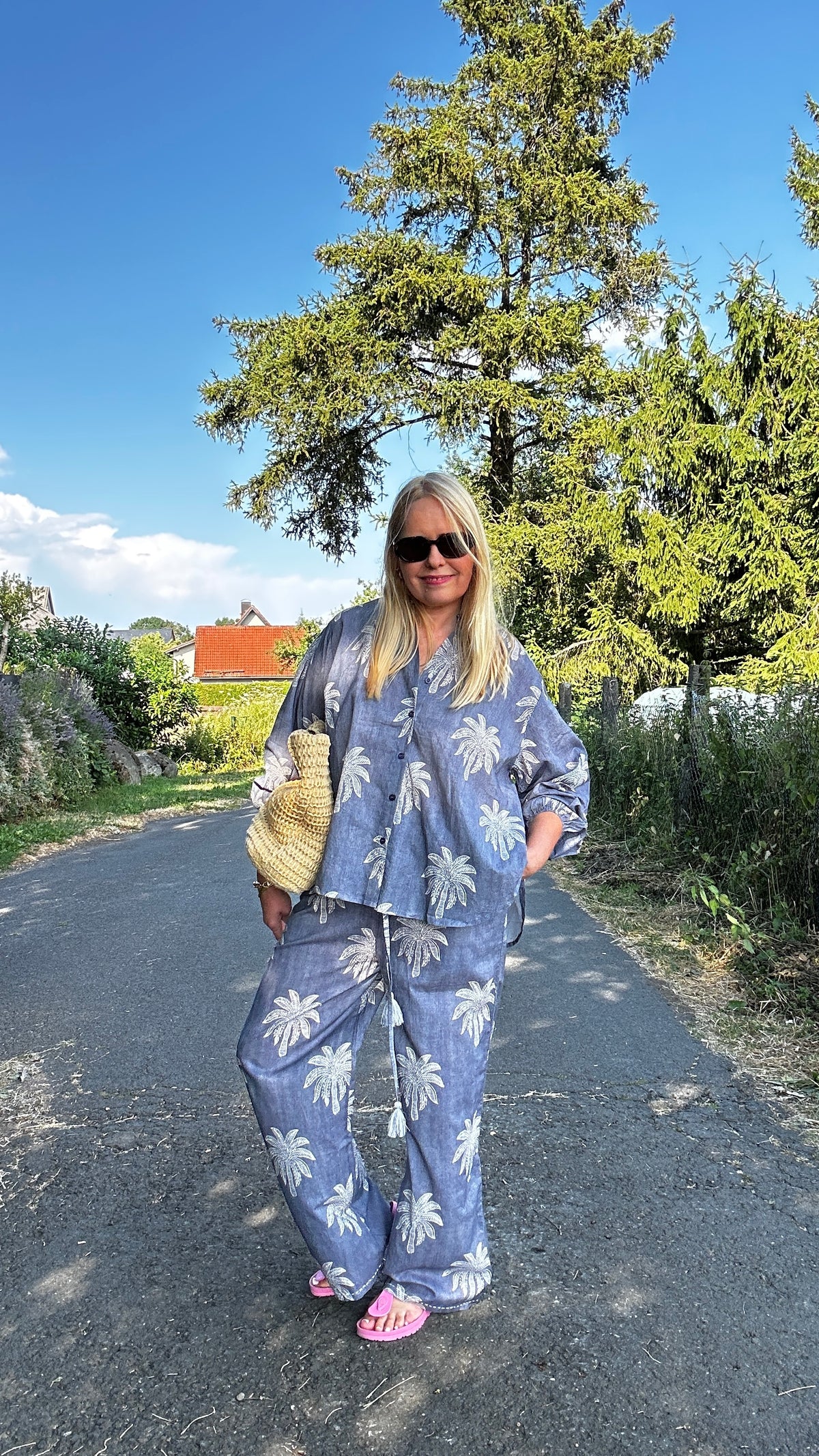 Zweiteiler Miami Jeansblau
