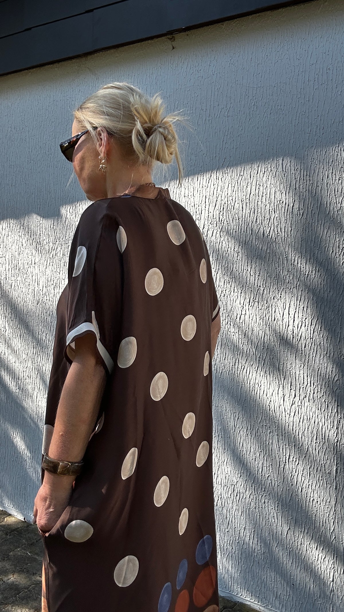 Viskosekleid Polka Dots in zwei Farben