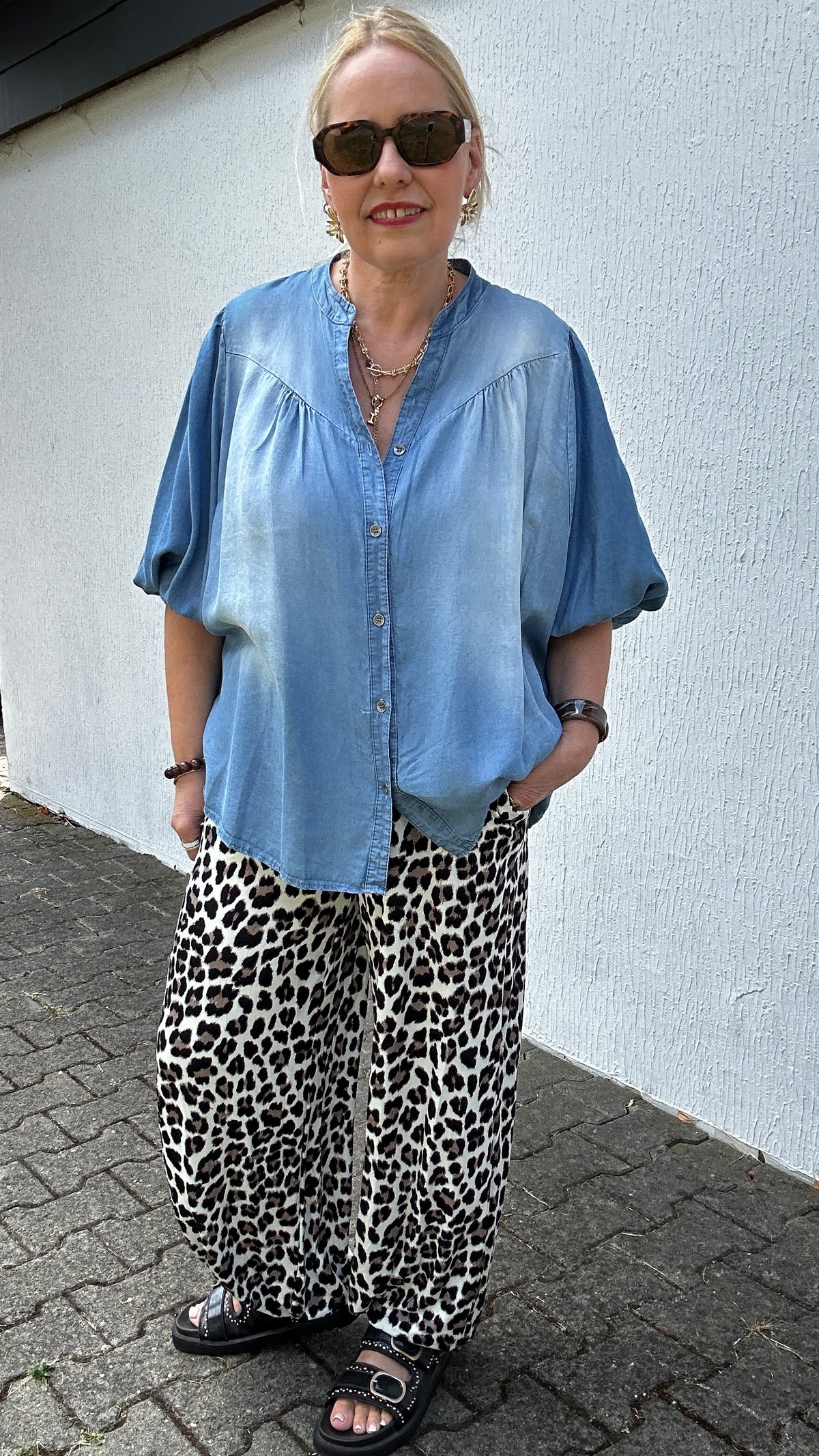 Jeanshemdbluse Lina