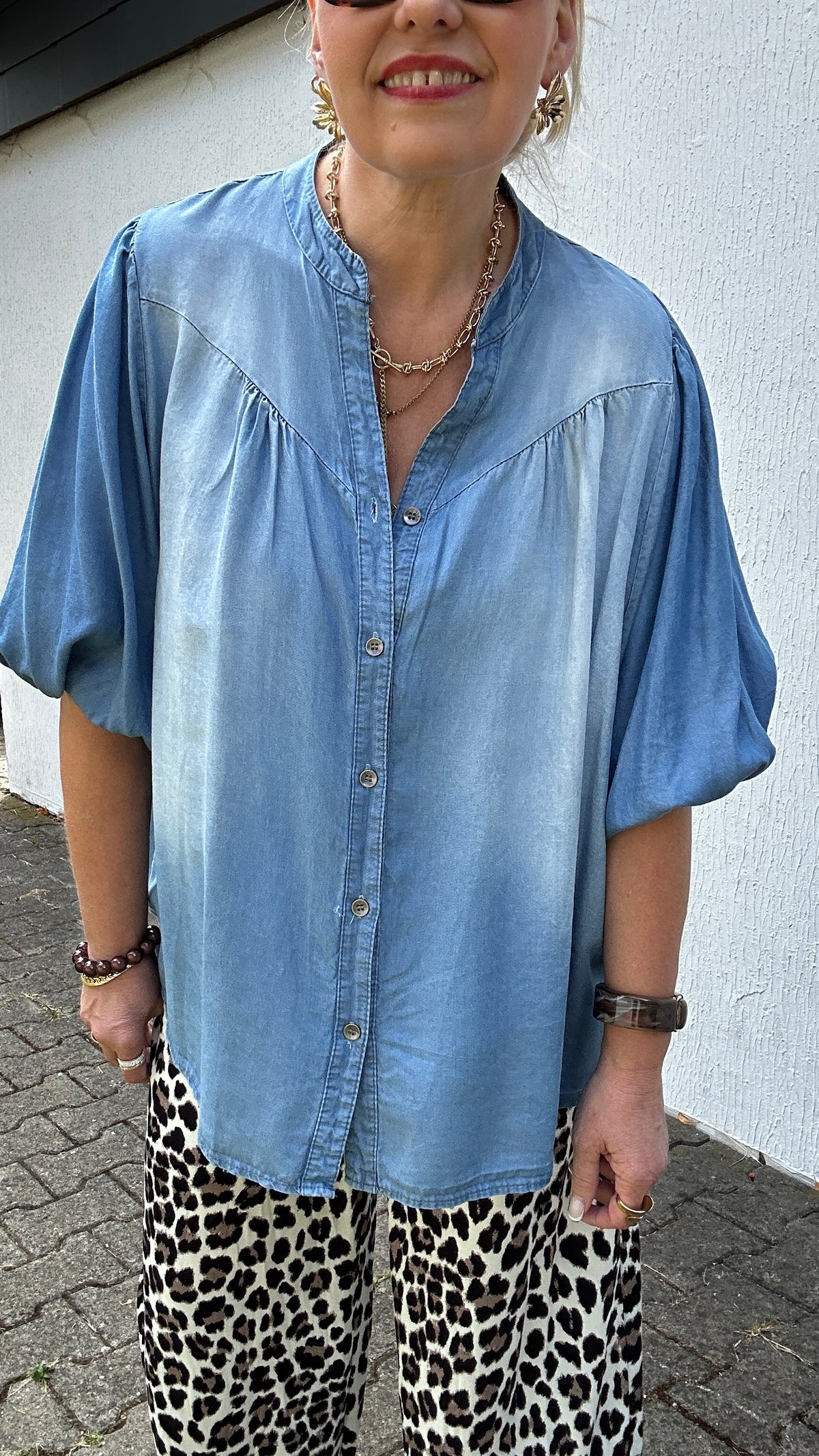 Jeanshemdbluse Lina