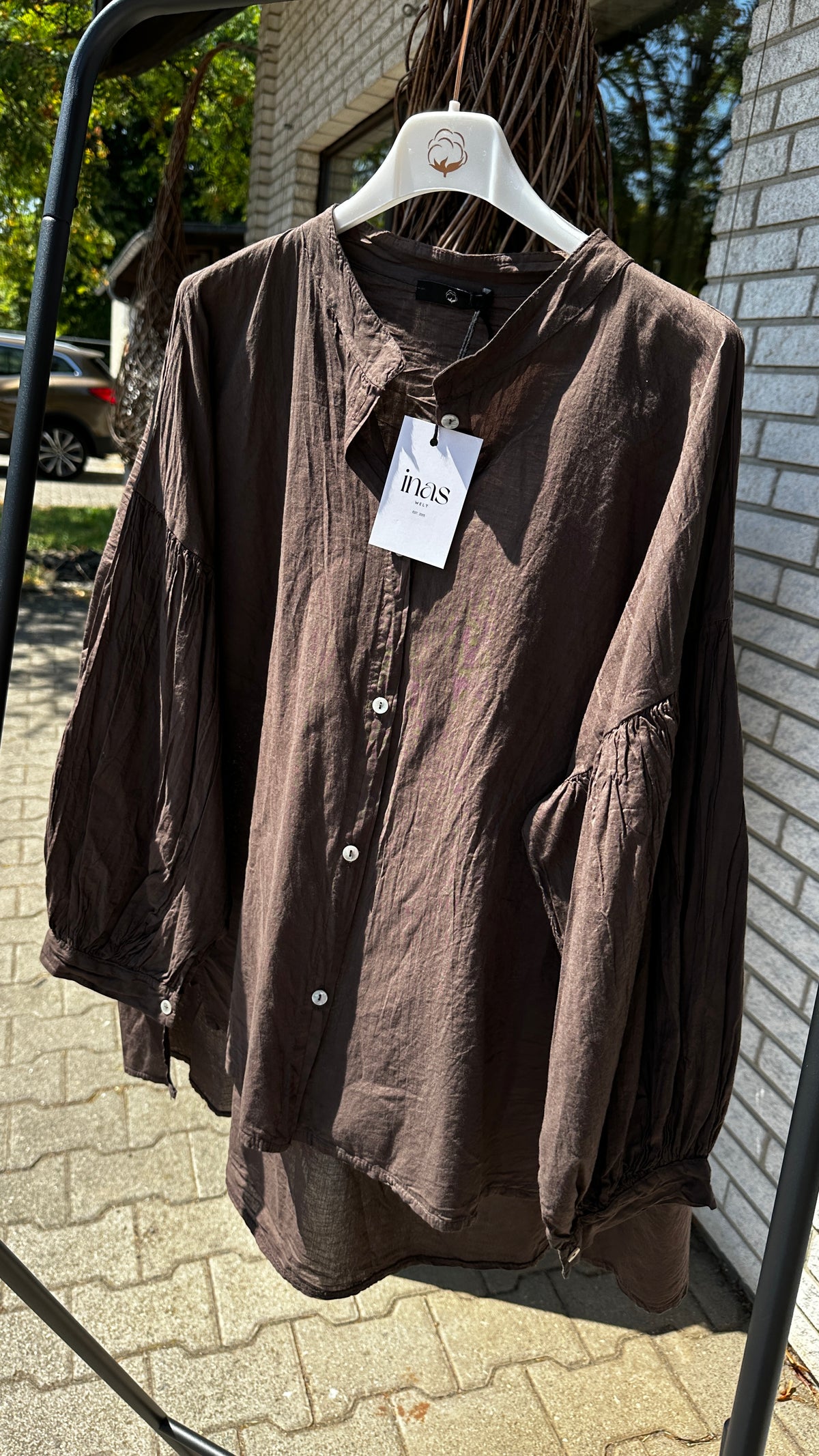 Baumwollhemdbluse Amy
