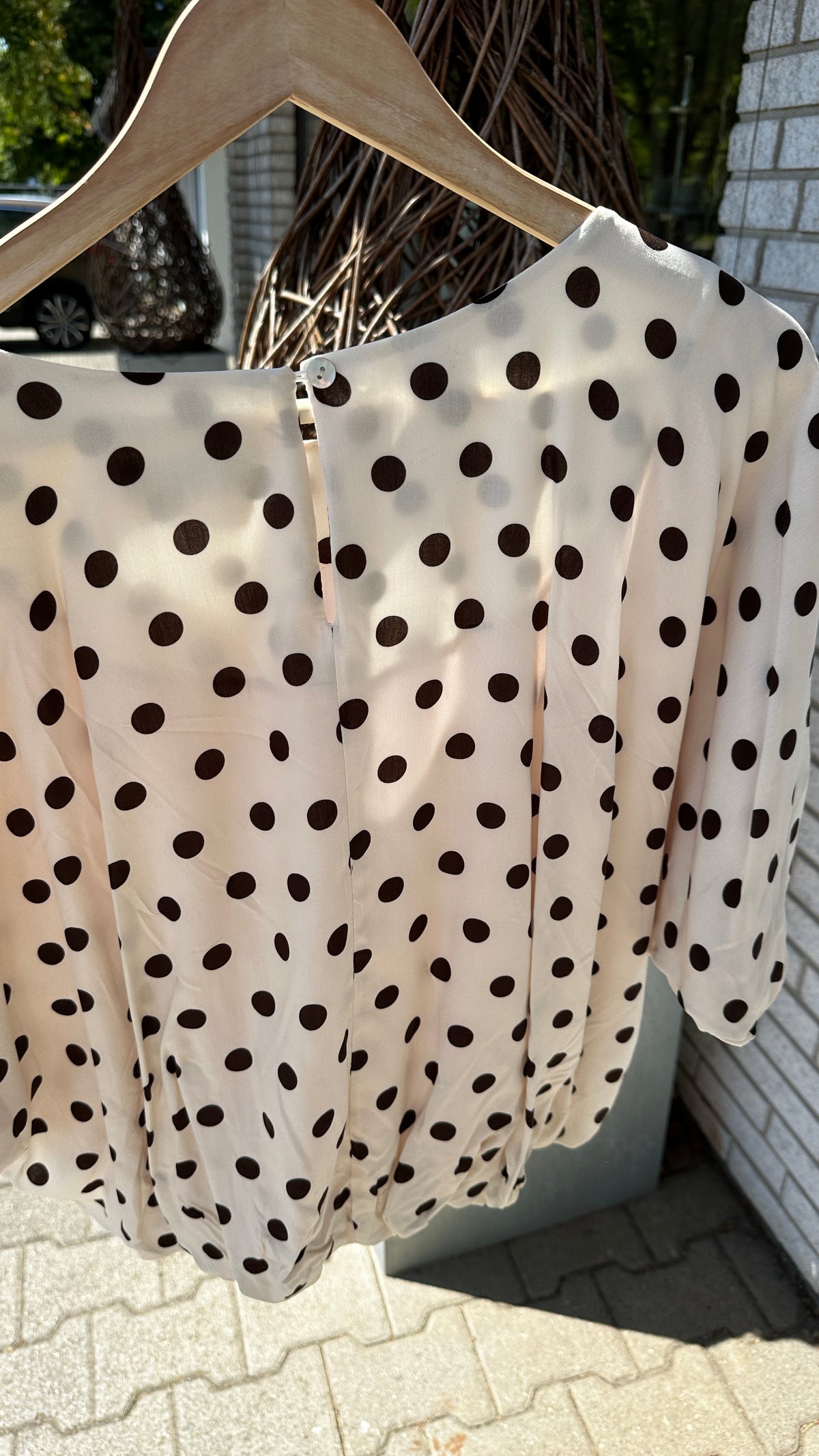 Pünktchenbluse