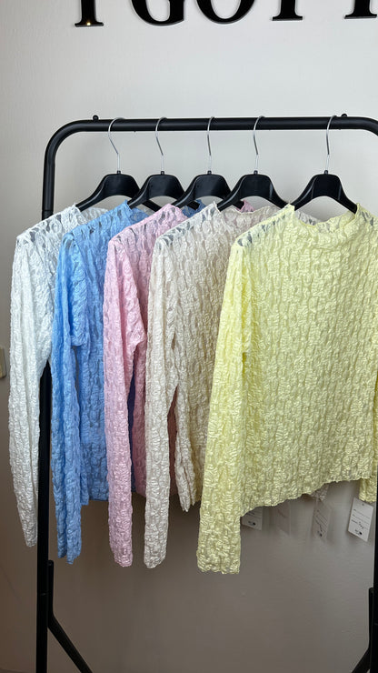 Spitzen Langarmshirt