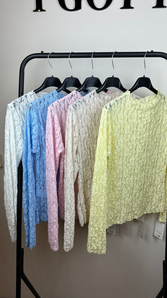 Spitzen Langarmshirt