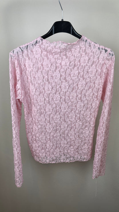 Spitzen Langarmshirt