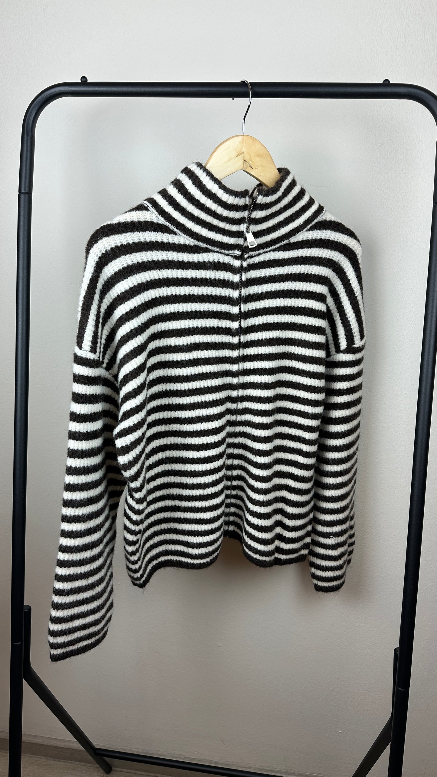 Zippercardigan  EDO geringelt