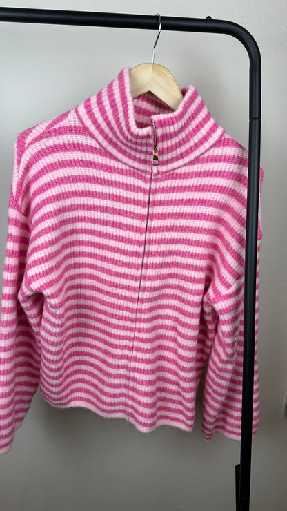 Zippercardigan  EDO geringelt