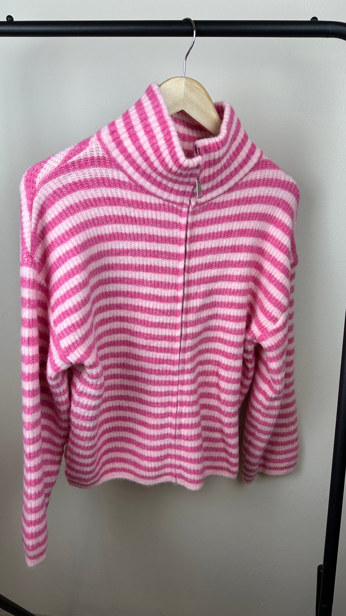 Zippercardigan  EDO geringelt