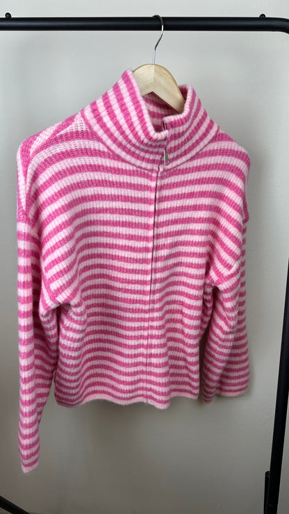 Zippercardigan  EDO geringelt