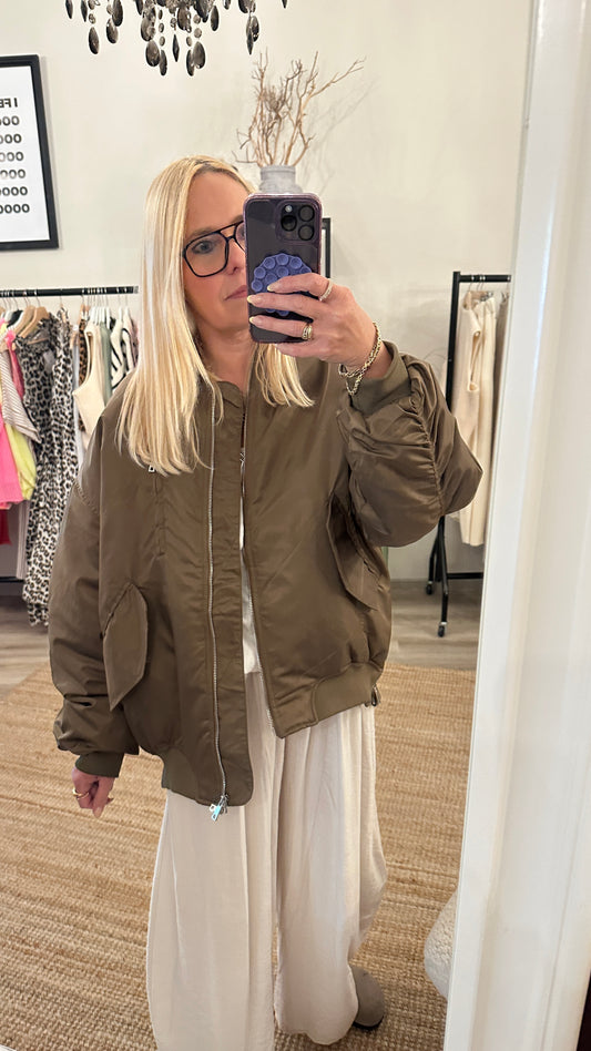 Bomberjacke Autumn Brown