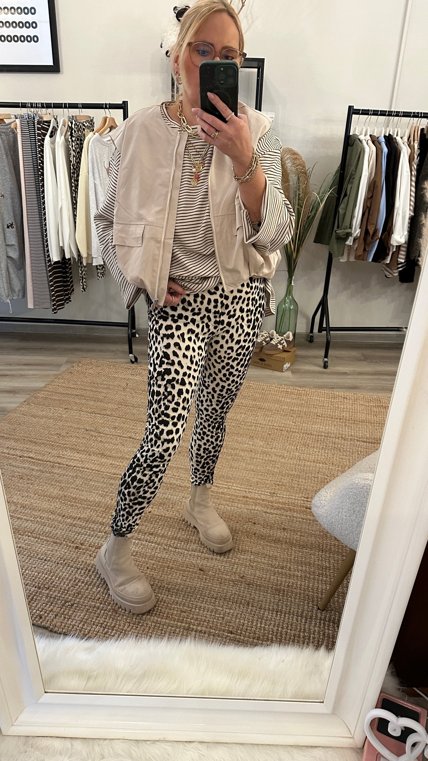 Leo Baumwolle Leggings