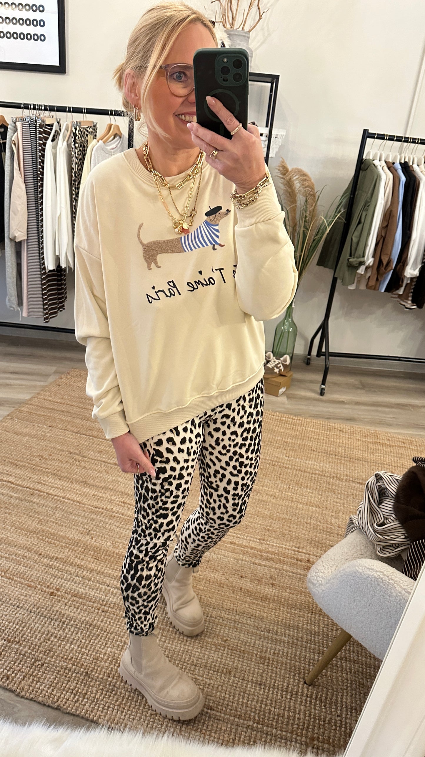 Leo Baumwolle Leggings