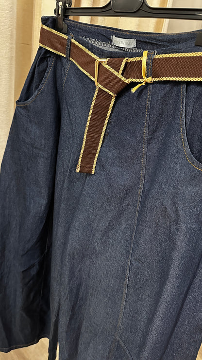 Dunkle Ballonjeans Mona