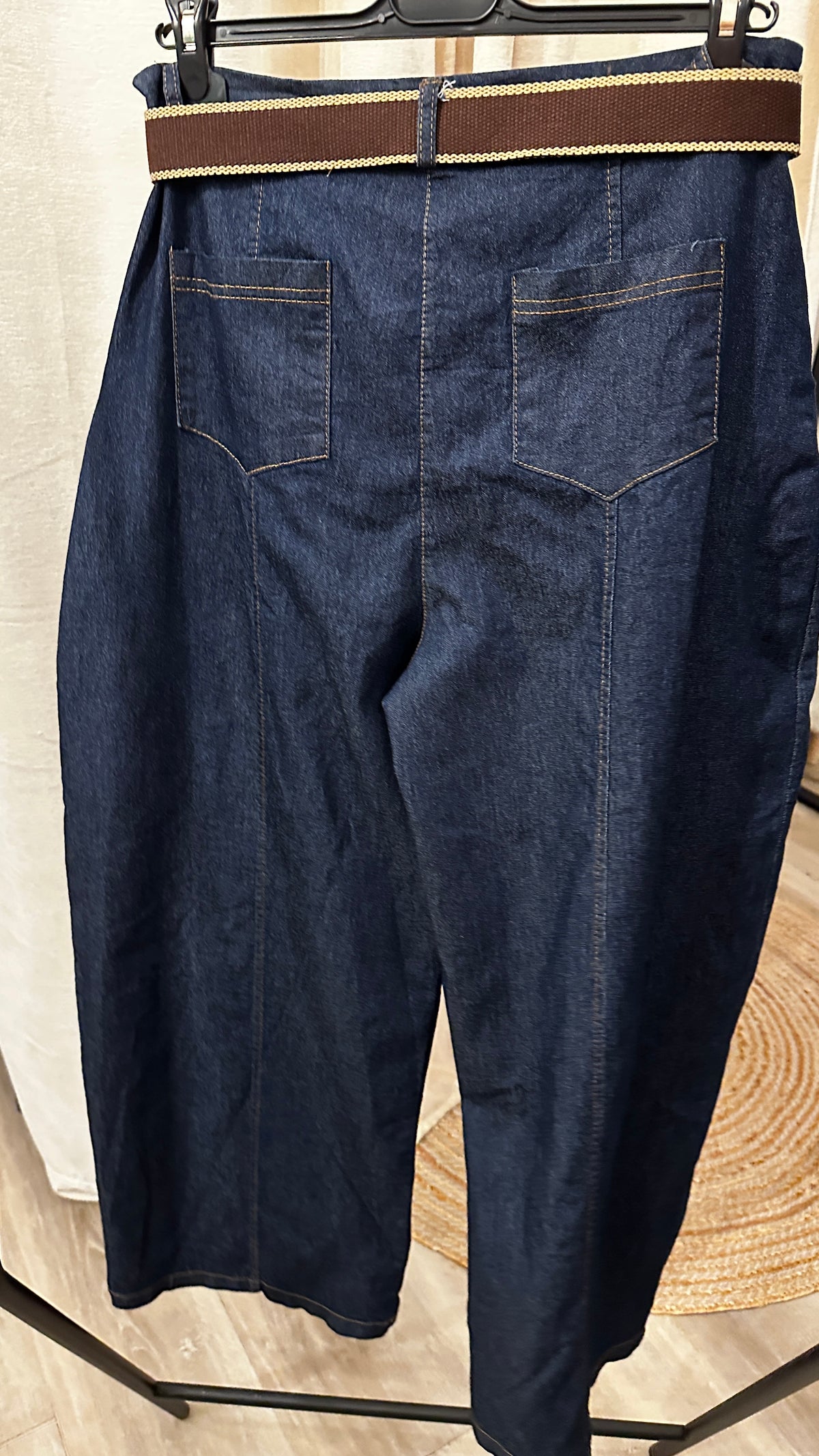 Dunkle Ballonjeans Mona