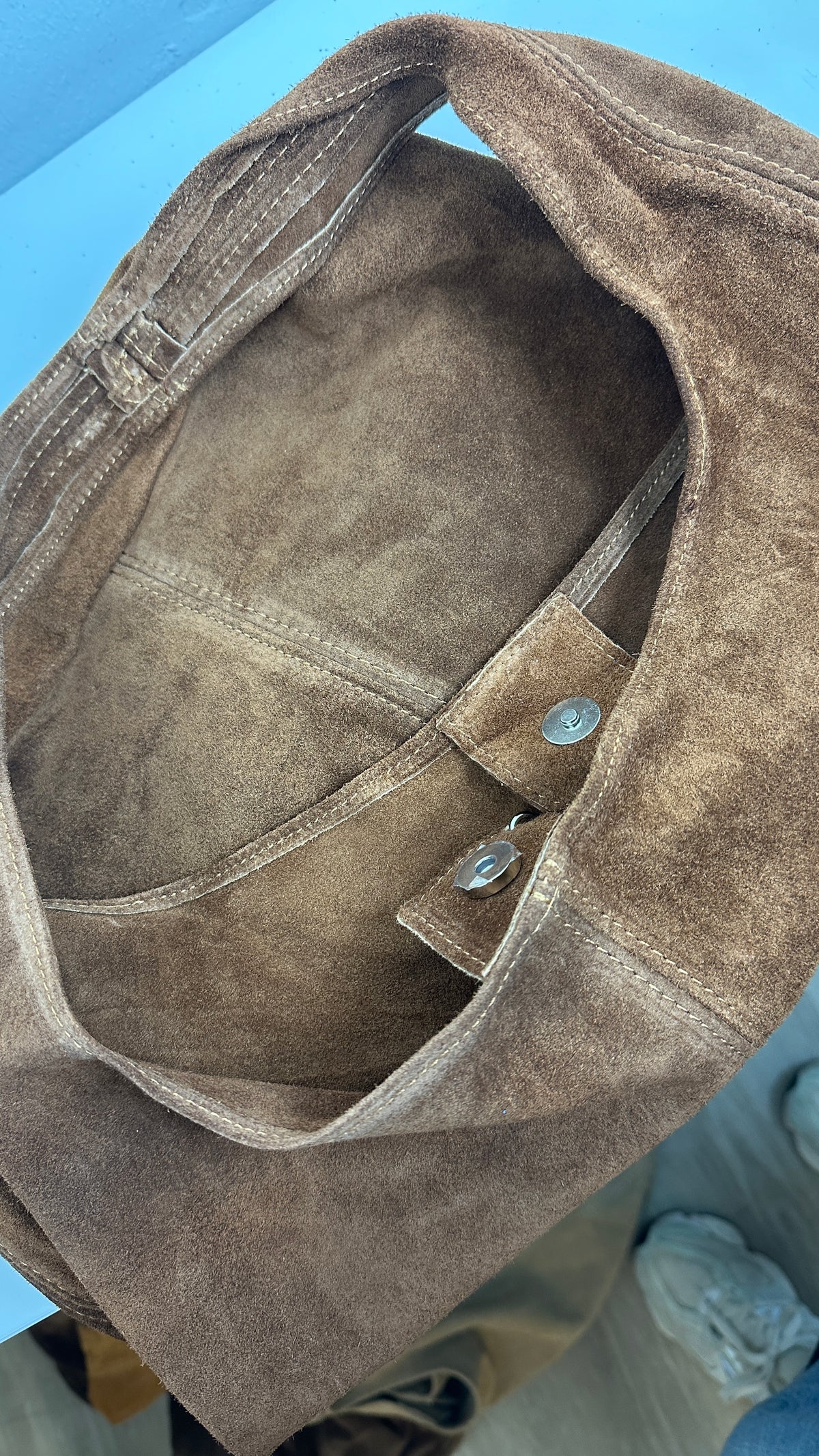 Wildleder Beuteltasche