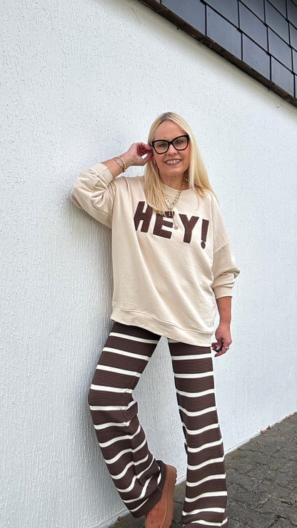 Strickhose gerippt
