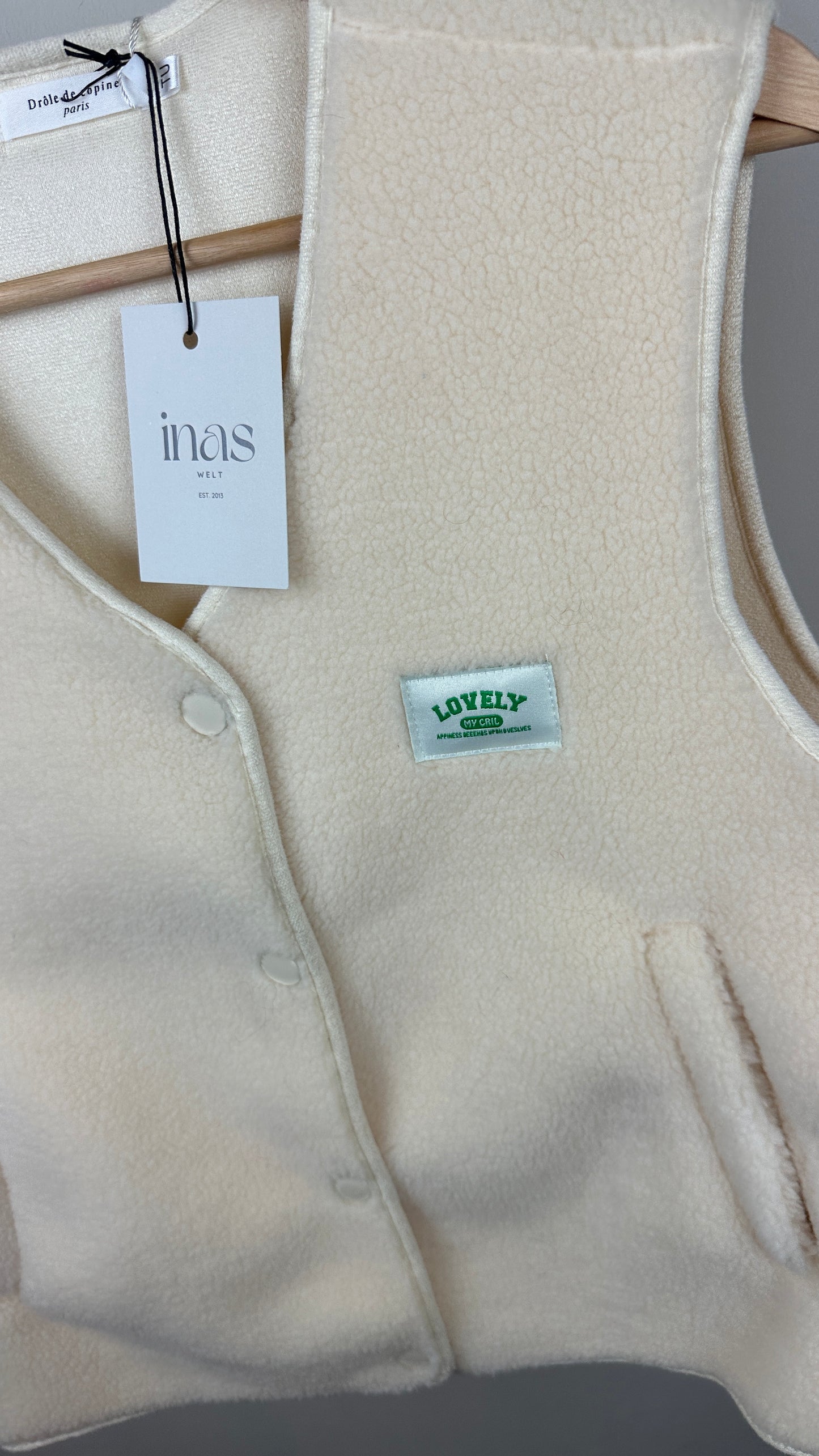 Teddy Weste  Patch Lovely