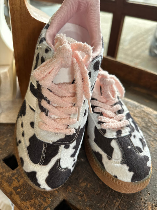 Sneaker Fakefur Cow/Rose