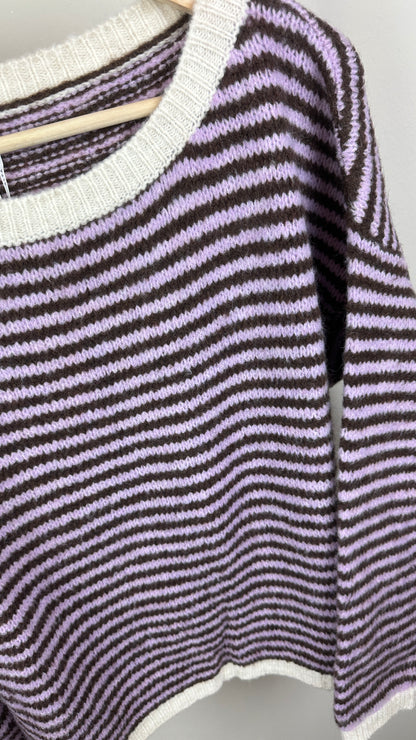 Strickpullover Autumn Plum