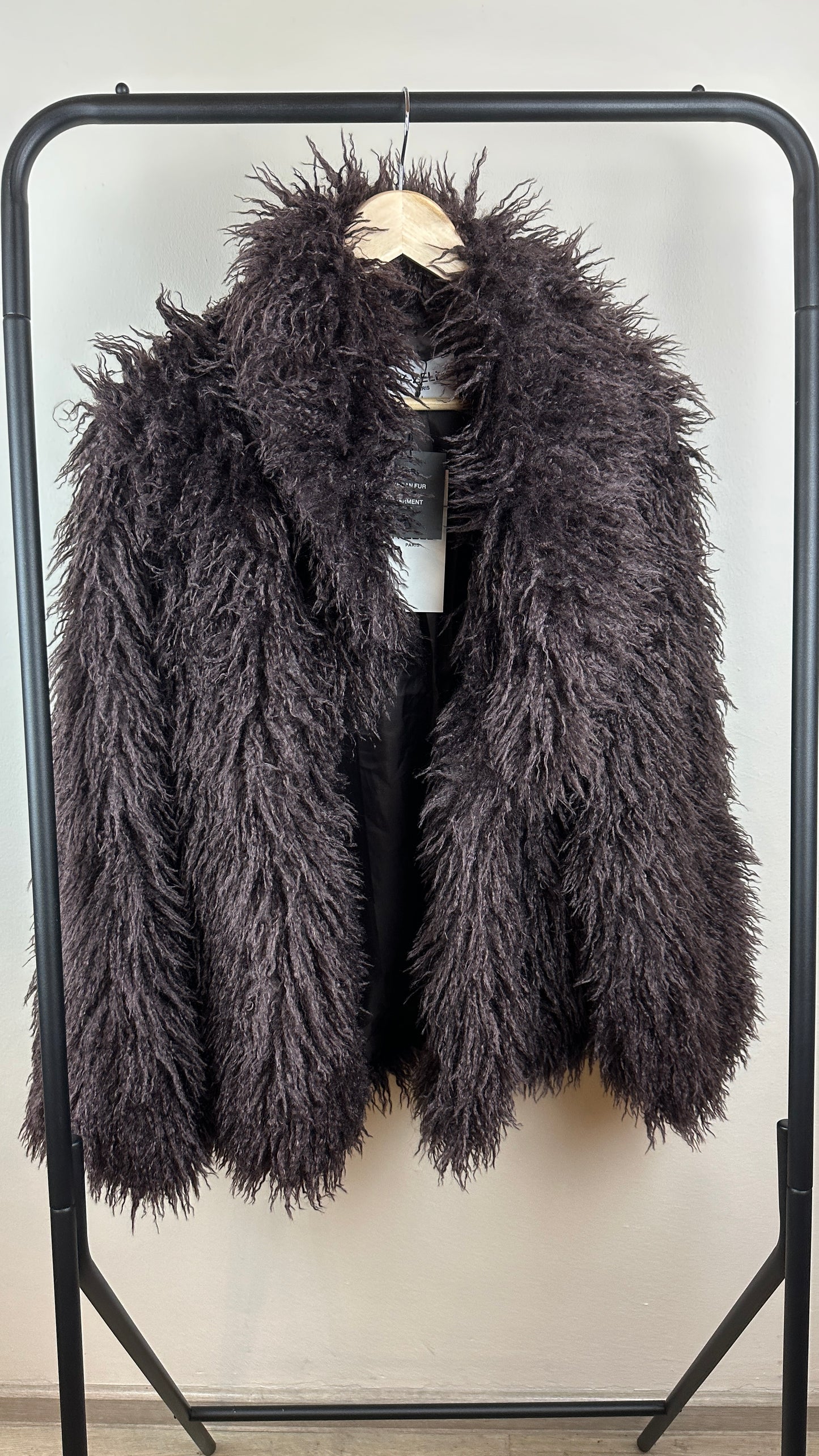 Zottelfell Jacke