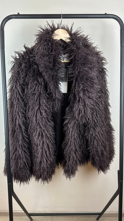 Zottelfell Jacke