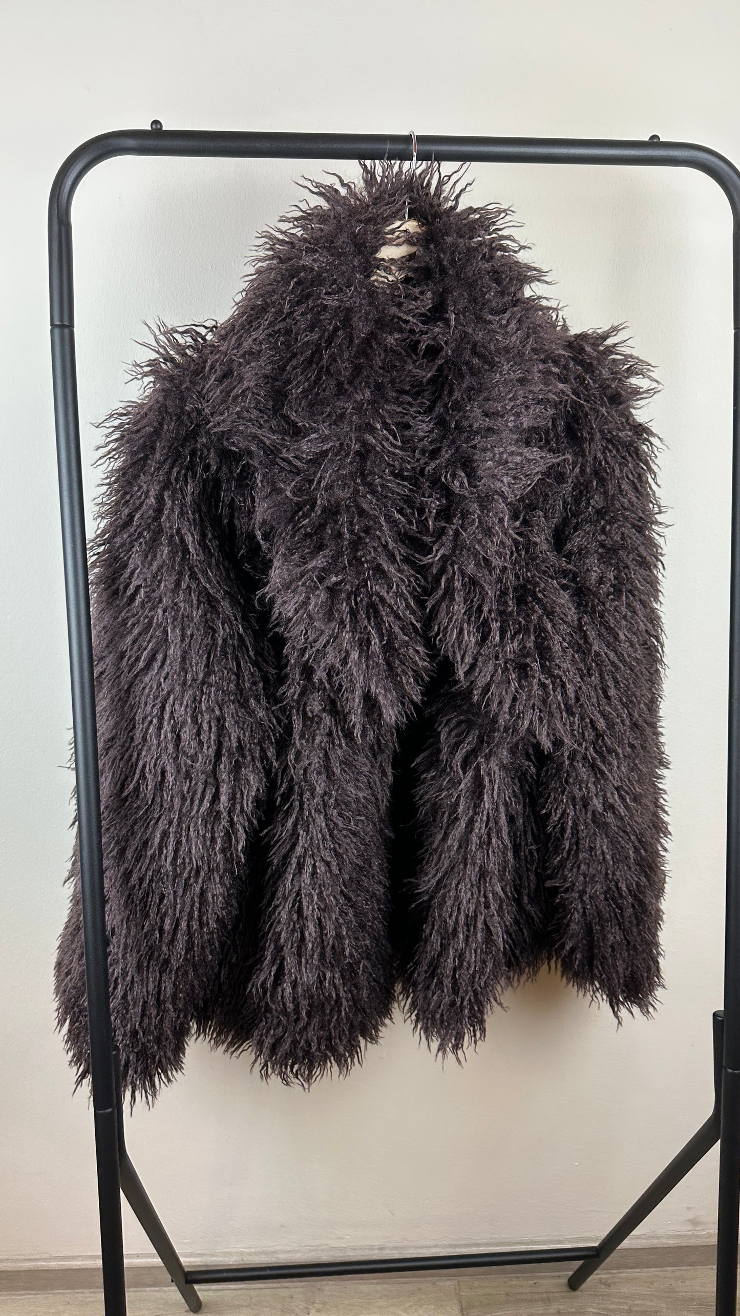 Zottelfell Jacke