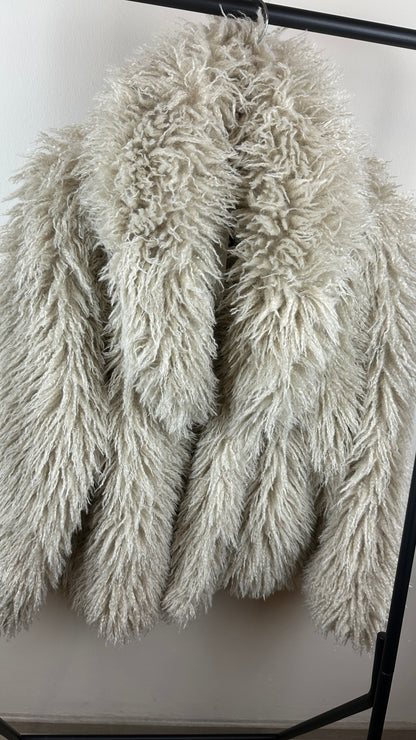 Zottelfell Jacke